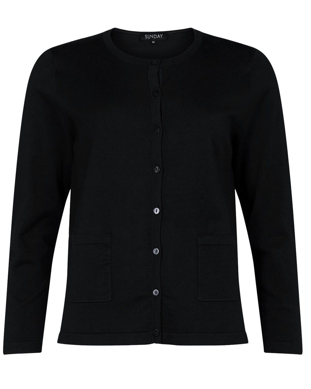Cardigan tunnstickad black