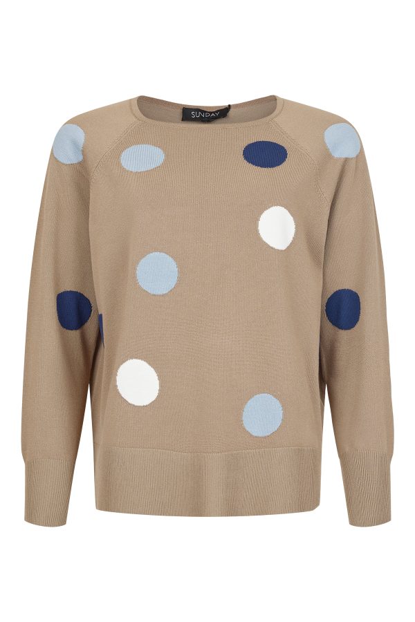 Prickig Jumper Sunday Taupe
