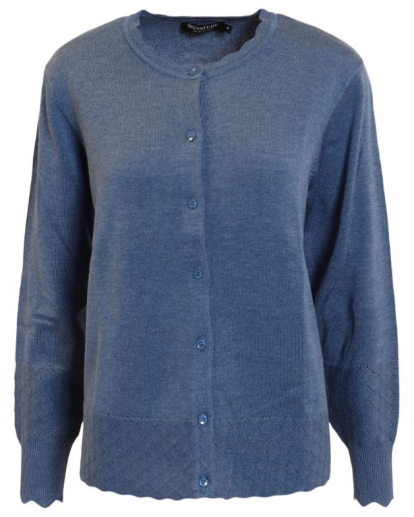 Kofta Signatur Jeansblå