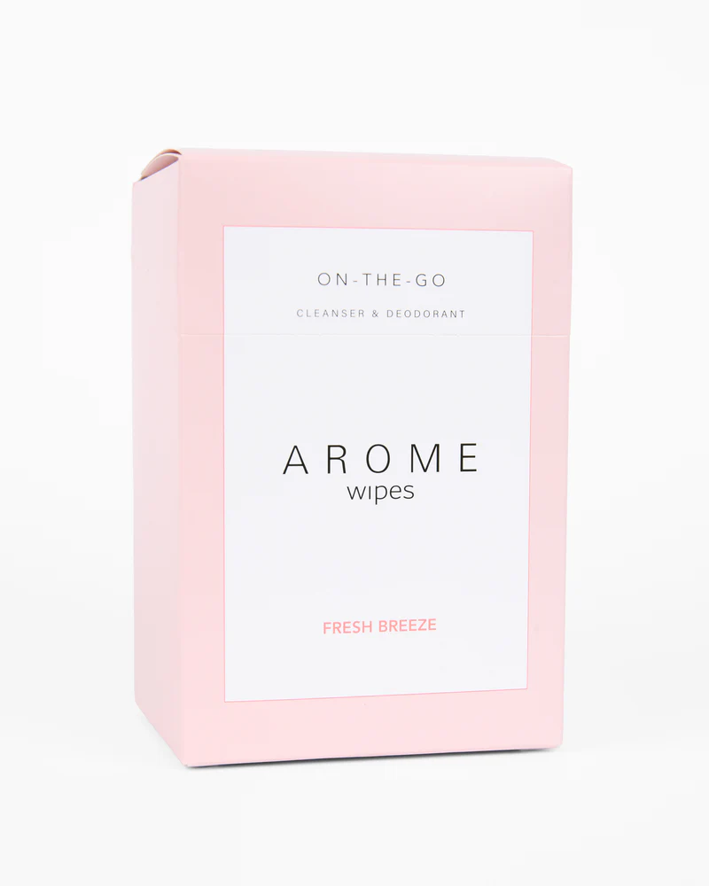 Arome Wipes on the go