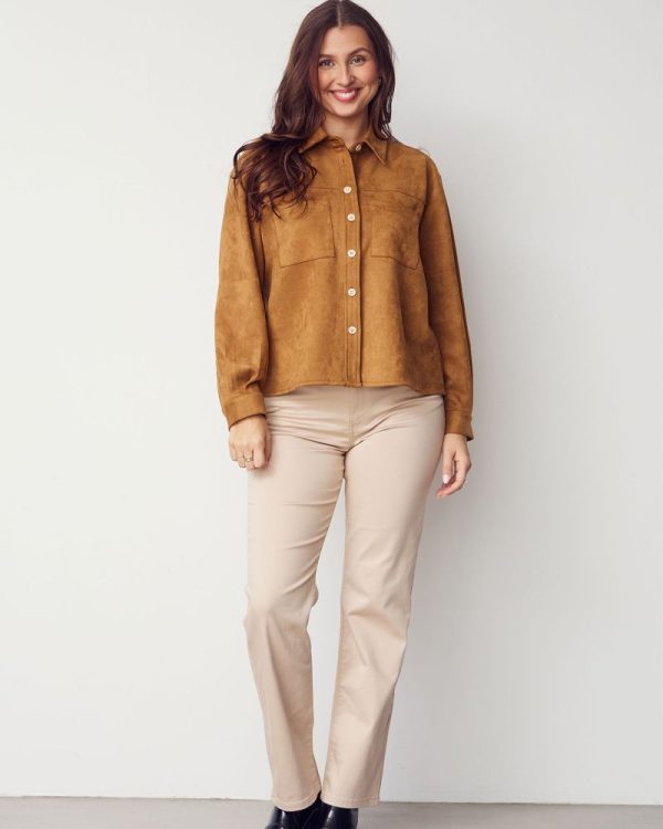 Isay Long Straight Pant Sand