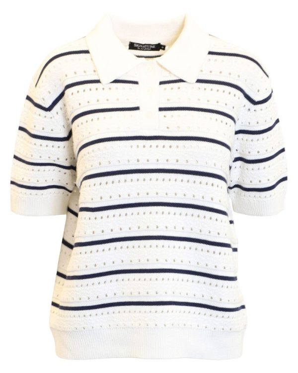 Stickad tenniströja