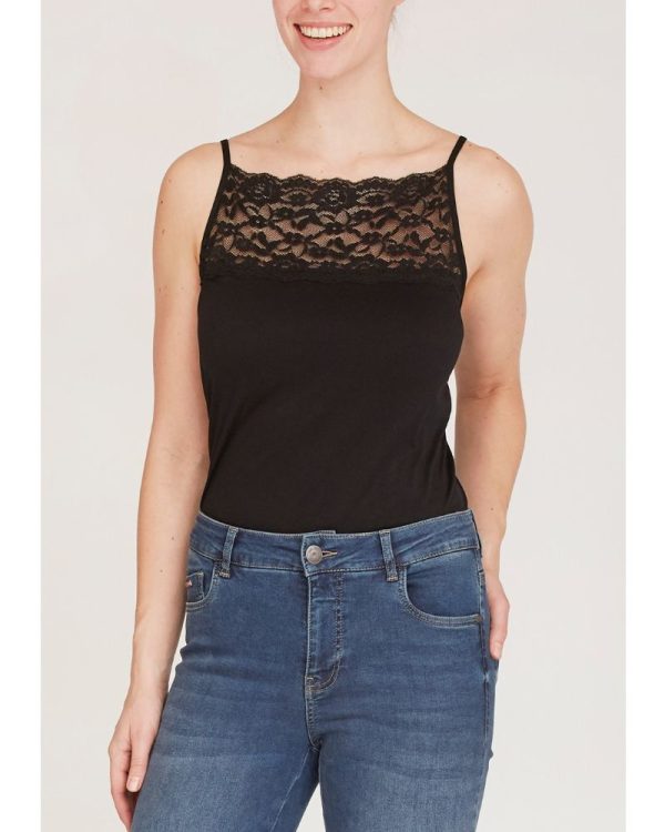 Spetslinne Isay Svart