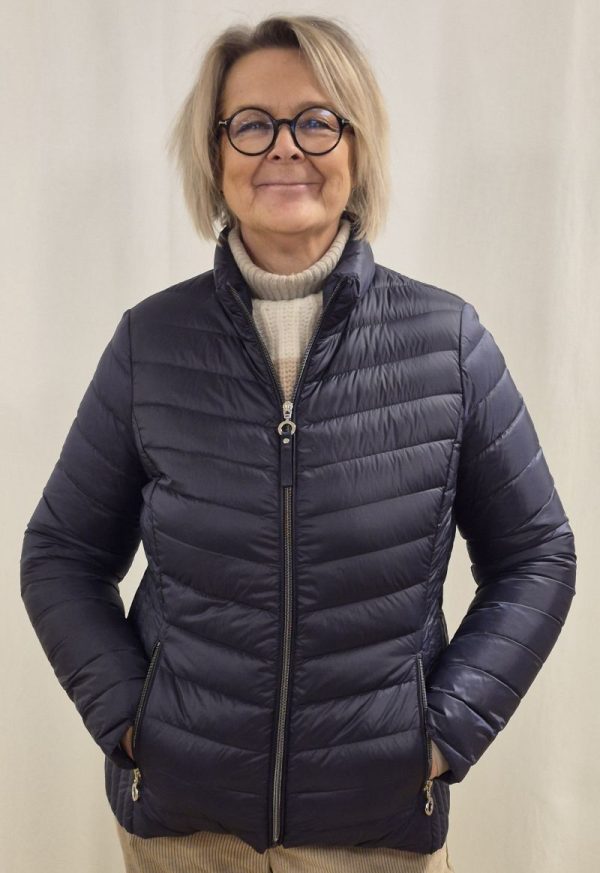 Lättdunsjacka Marinblå