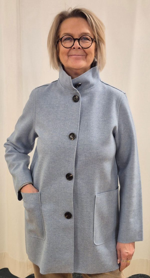 Filt-kappa Himmelsblå