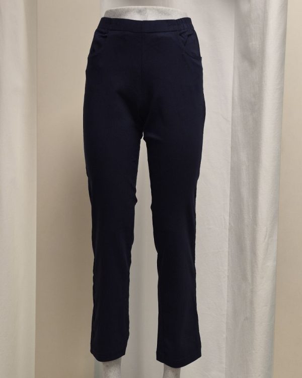 Viskosbyxa SUN marinblå