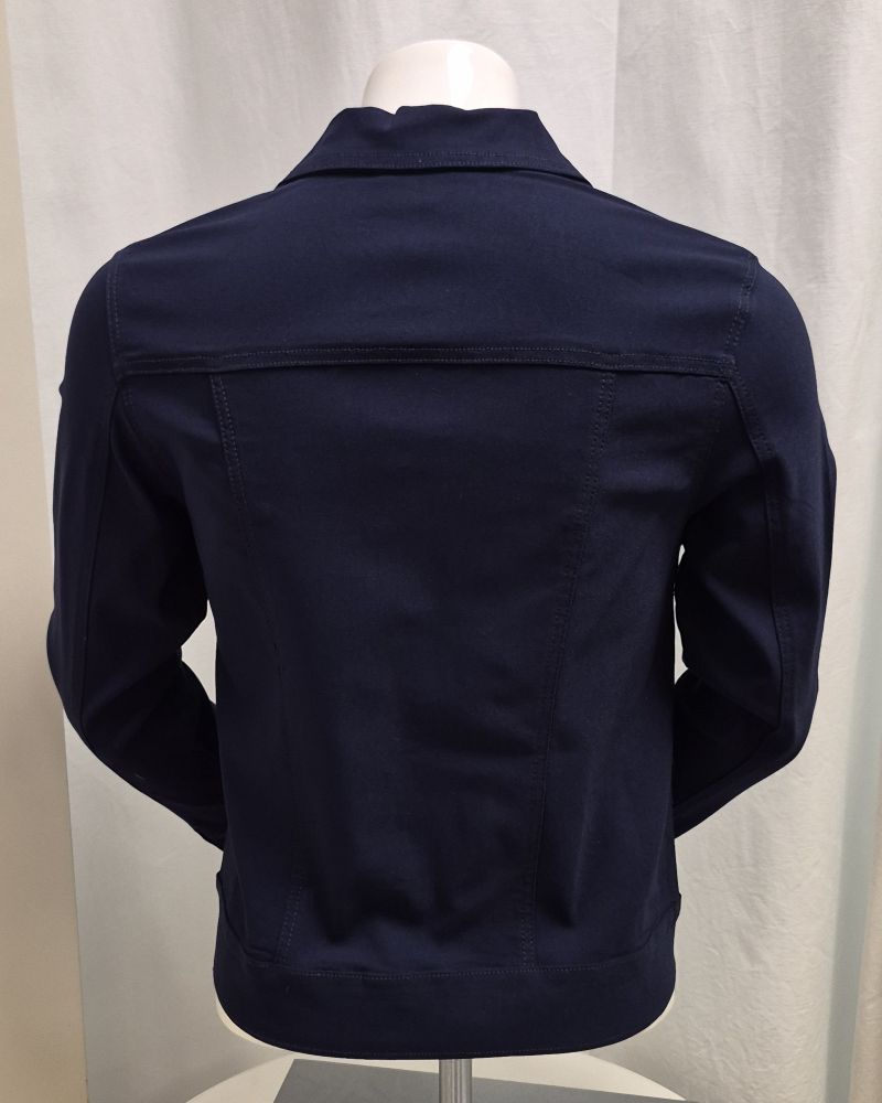 Jeansjacka Viskos SUN marinblå - Bild 2