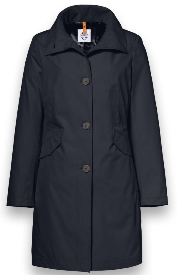 Trenchcoat Marinblå