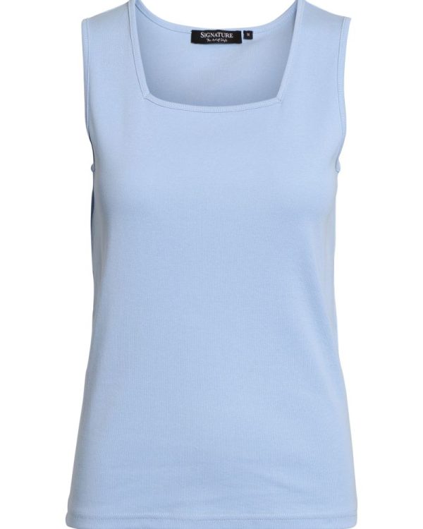 Bomullslinne Ljusblå Signature