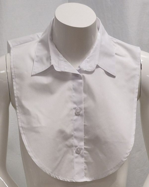 Fusk-skjortkrage Vit