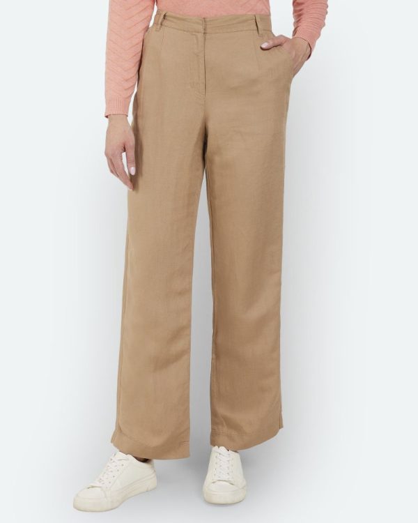 Linnebyxor Sand Brandtex