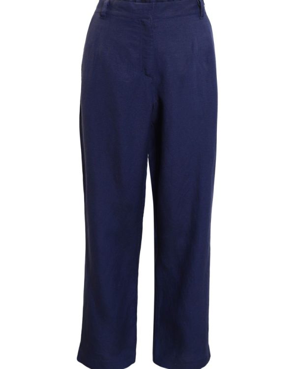 Linnebyxor Marinblå Brandtex