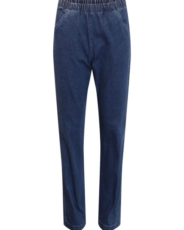 Signature Jeans "dra-på" Mörkblå