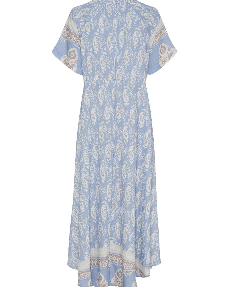 Klänning Paisely blå - Bild 2