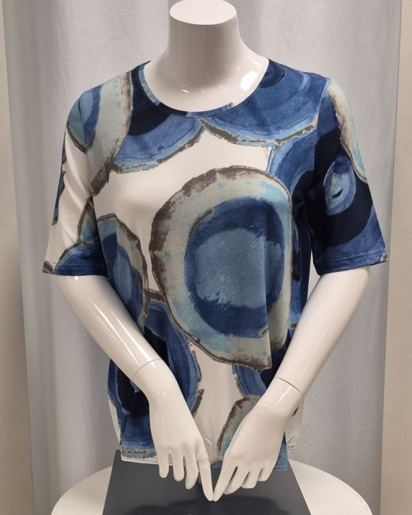 Sunday topp Abstract Blå