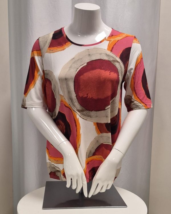 Sunday topp Abstract Persika