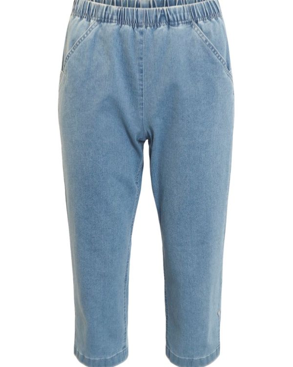 Capri byxa i denim