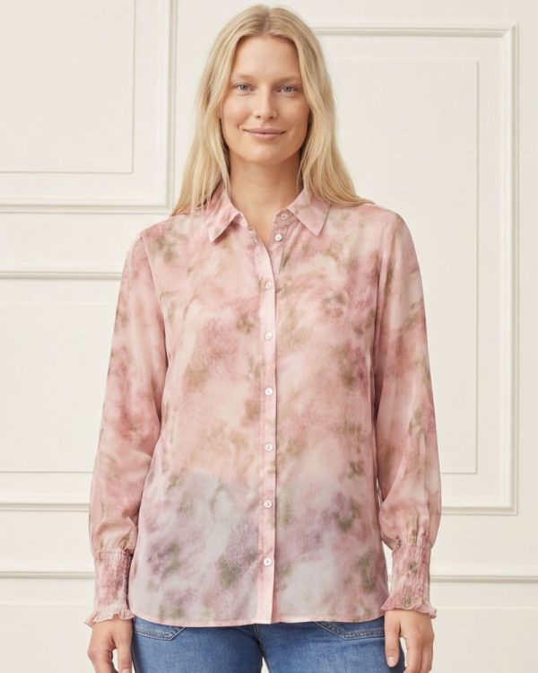 Vibse Rosa chiffongblus