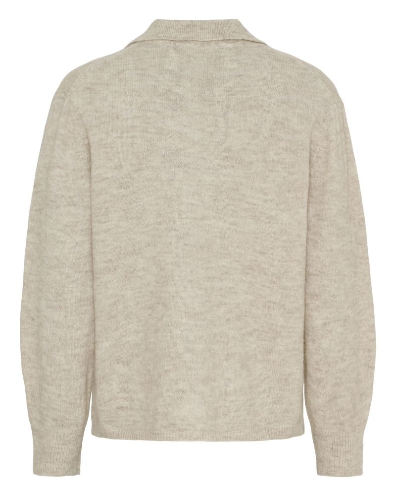 Anna Colar Cardigan Smokey sand - Bild 3