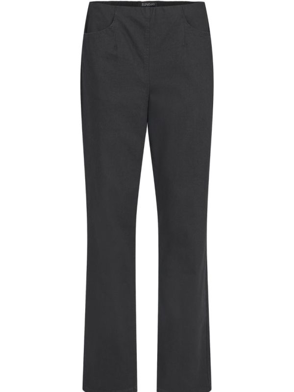 Jeans "dra-på" Svart