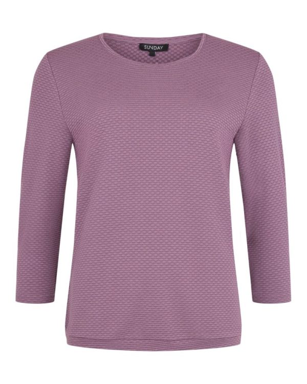 Jacquard Topp Lavendel