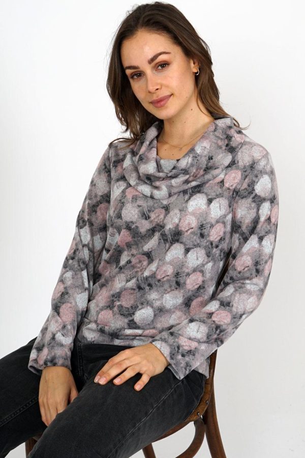 Pullover med krage Woodrose
