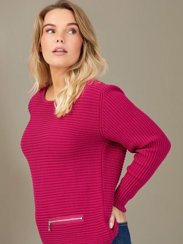 Jumper organic cotton Dewberry Lilac