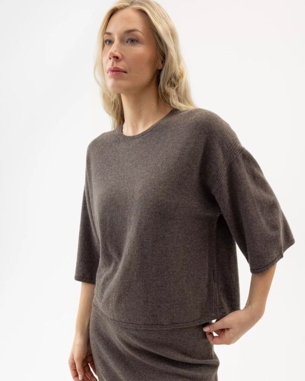 Kristina Top Dark Taupe