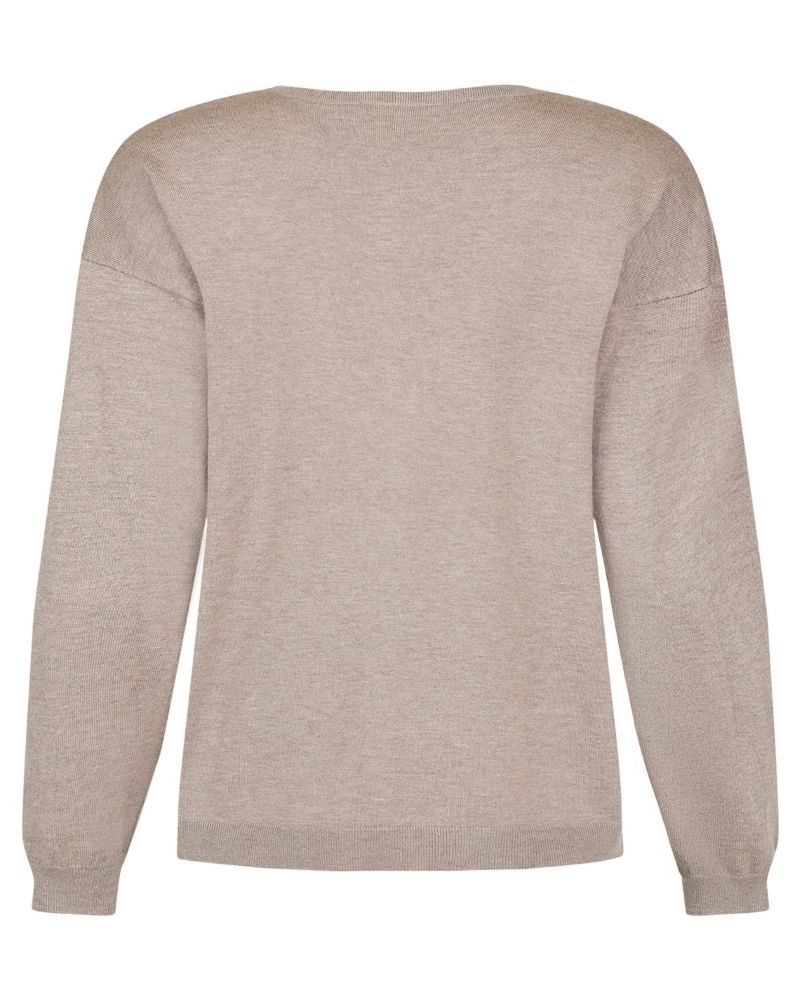 Pullover med guldknappar PineBark - Bild 2