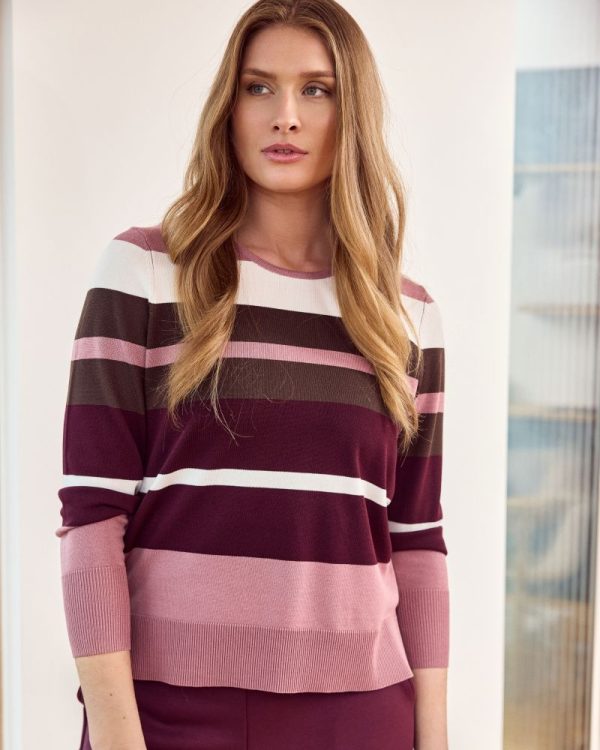 Randig Pullover Sunday