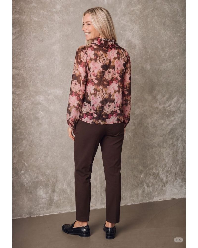 Vibse Ruffle Blouse Rosa - Bild 2