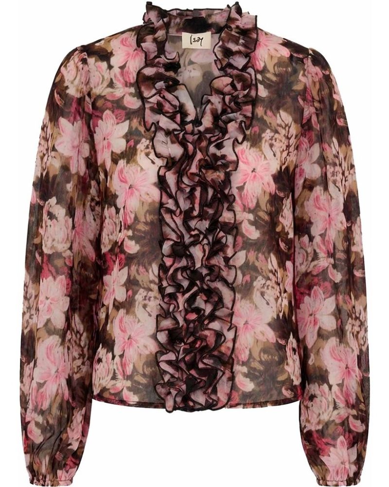 Vibse Ruffle Blouse Rosa - Bild 4