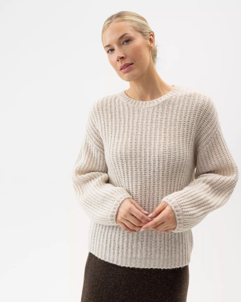 Holebrook Cajsa Sweater Relaxed Crew Sandshell - Bild 2